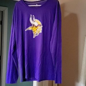 Long Sleeve MN Vikings Men's Tee shirt.
